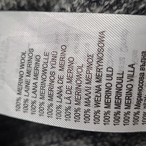 Ben Sherman Gray Crewneck Sweater 100% Wool Size Large - Picture 4 of 6